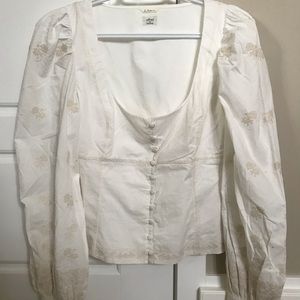 Aritzia wilfred blouse